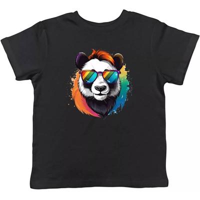 Panda T-Shirt Rainbow Sunglasses Bear Lover Gift Short Sleeve T-Shirt Unisex T-Shirt