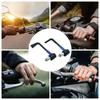 Handlebar Lever Guard 2pcs Clutch Lever Protector Guards Aluminum Clutch Brake End Handguards Brake Protector For Motorbike