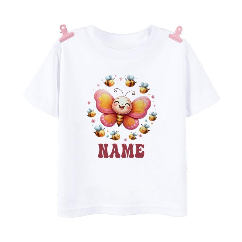 Y2k Animal Graphic Kids Tshirts Summer Short Sleeve Tees Cartoon Boys Girls Clothes Kawaii