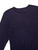 Gunze Hot Magic Inner Soft and Crew Navy Size LL Size Shirt, Warm, Neck, 3/4 Sleeves, Blue, MH1908, (Japan 2L)