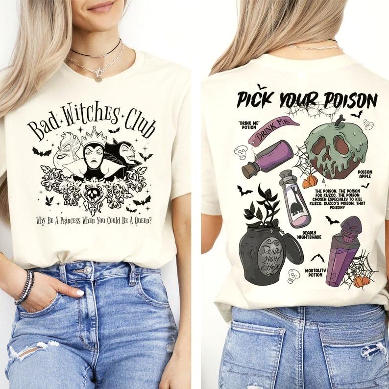 2026 Summer Hot Sale Disney Villain Printed T-shirt Y2K Men Women Harajuku Hip Hop Punk T-shirt Oversized Cut for Unrestricted Comfy Wear