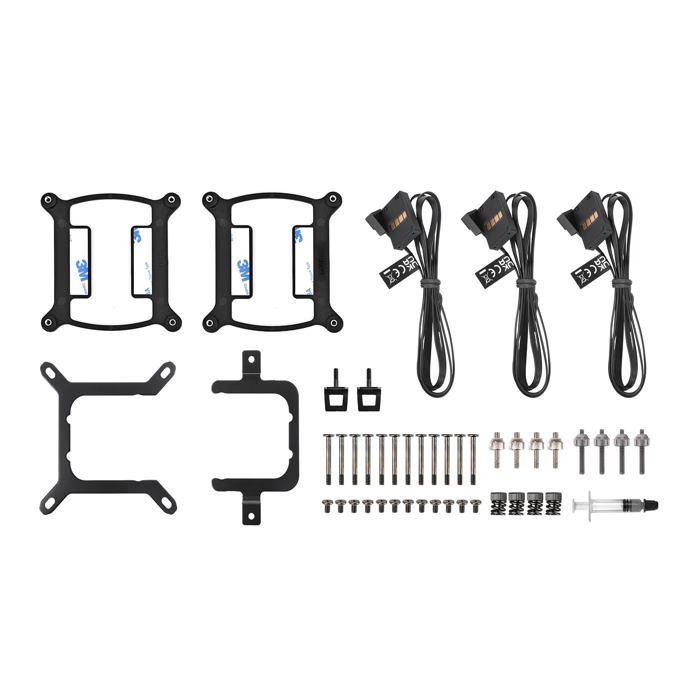 Refroidisseur liquide - thermaltake - toughliquid 420 pro - argb - 27 mm - magforce 2.0