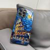 Van Gogh Oil Painting Phone Case for Iphone 17 Air 16 15 14 12 11 13 Pro Max Mini X Xr Xs Puls Black Glass Cover