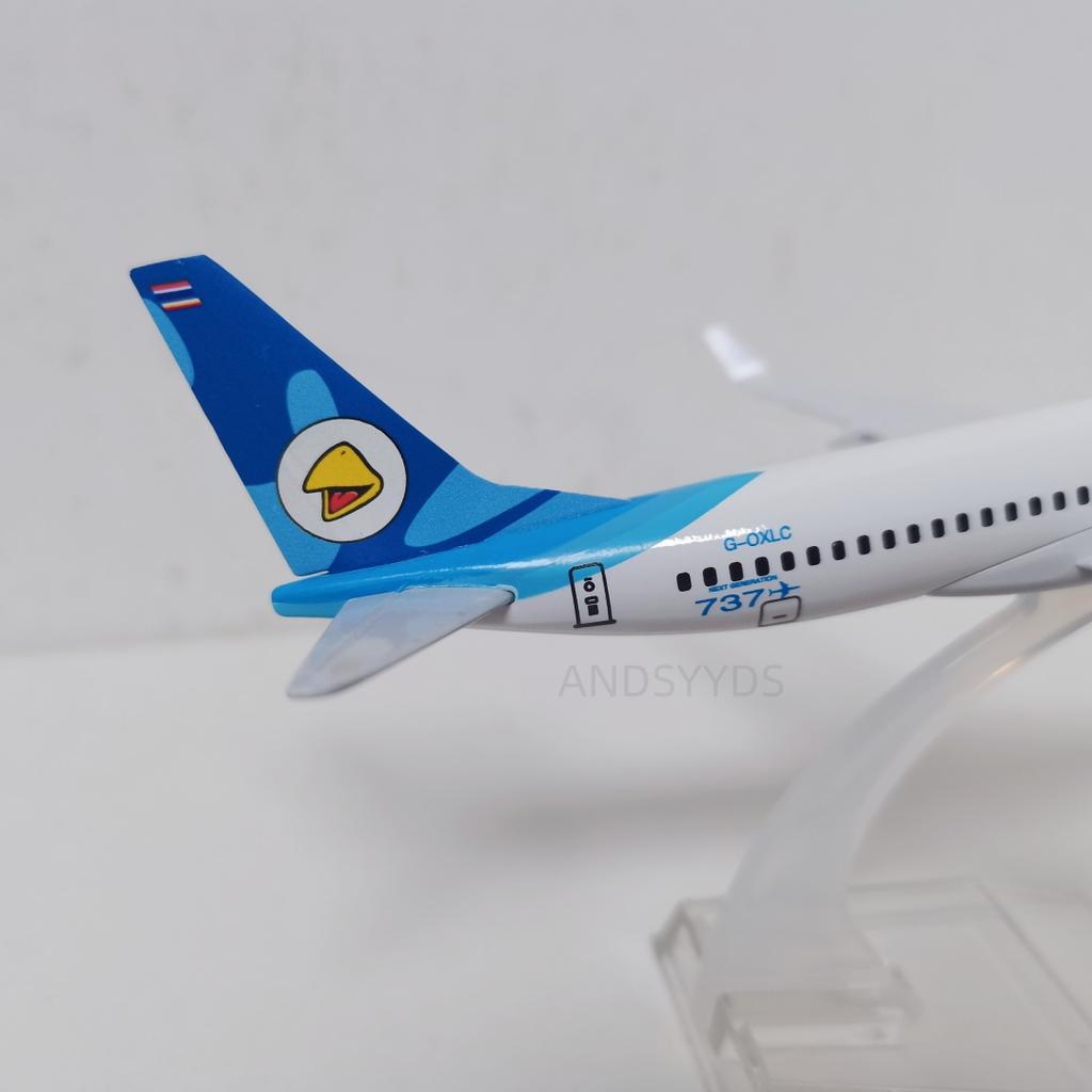 Aircraft Metal 16cm B737 nok Airways White Bird Model 1/400 Scale Airplane Diecast Alloy Plane Model Desktop decor
