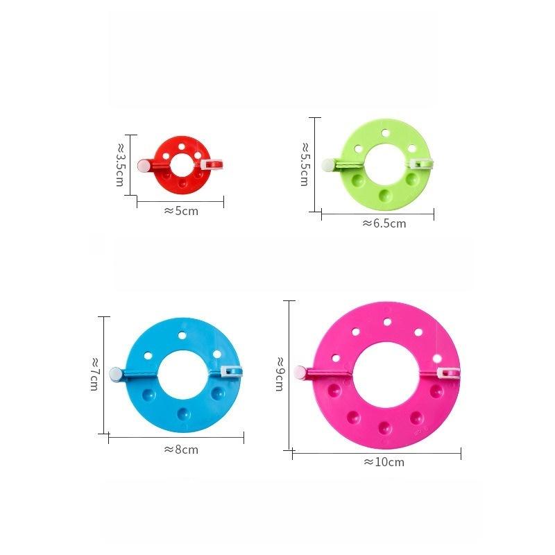 

4 Sizes Pompoms Makers Pompoms Maker Tool Balls Weavers for Fluff Ball Weaver Needle Knitting DIY Tool