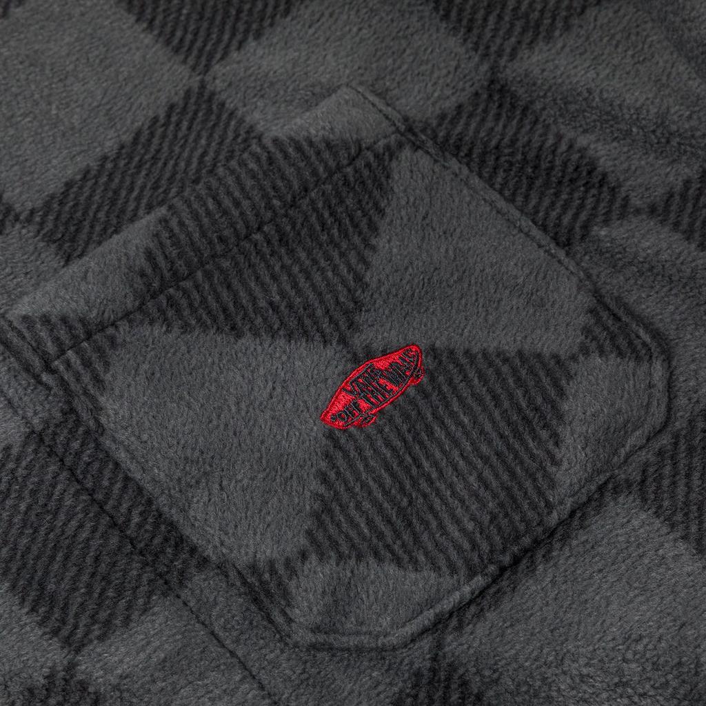 Vans FW24 TDC Designer Series Long Sleeve Button Down Shirt Men Shirts Black VN000K801O7