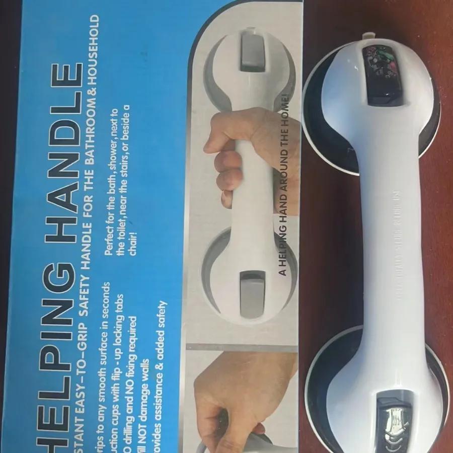 1 Suction Cup Handle Toilet Bathroom Bathroom Handrail Railing Elderly Non-Slip No-Punch Toilet Handrail