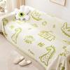 Cartoon Printed Sofa Cover Chenille Sofa Towel Tassel Blanket Couch Cover Universal Anti-cat Scratch Sofa Cover for Living Room