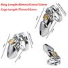304 Stainless Steel Male Chastity Cage Belt Male Penis Ring Lock Device Sex Toys for Men Couples BDSM Games Erotic