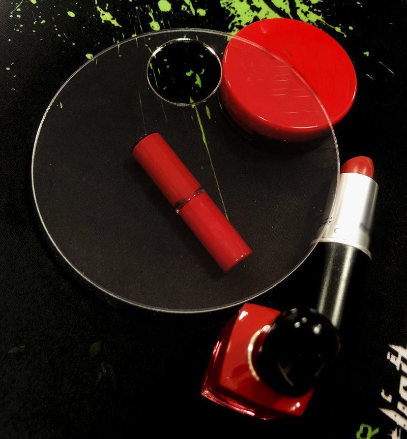 

Oil Pastel & Watercolor Resin Palette with Gold-Edged Agate Design