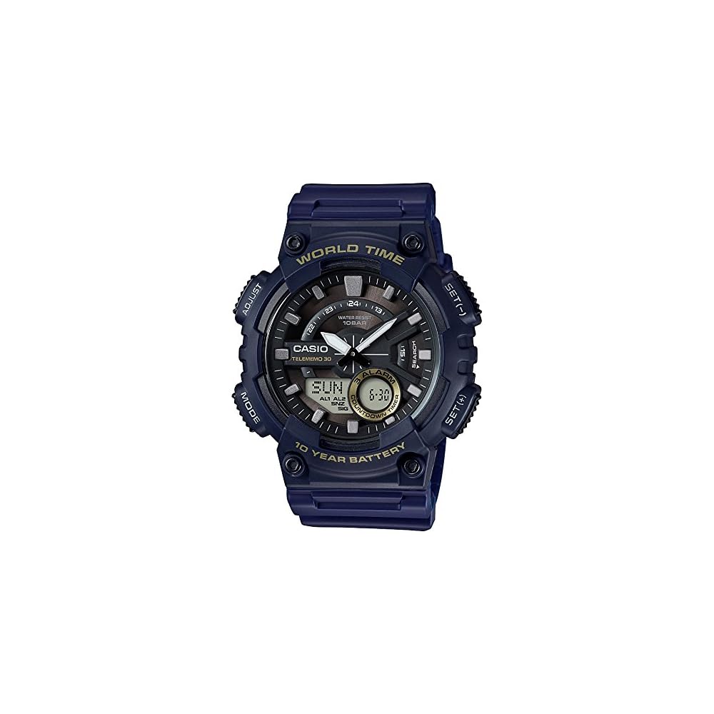 

Casio Collection Standard AEQ-110W-2AJF Men s Watch Black Analog Design Water Resistant