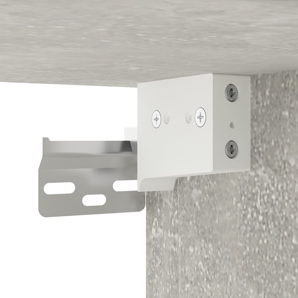 Wall Mounted TV Cabinet Concrete Grey 40 x 34.5 x 60 cm