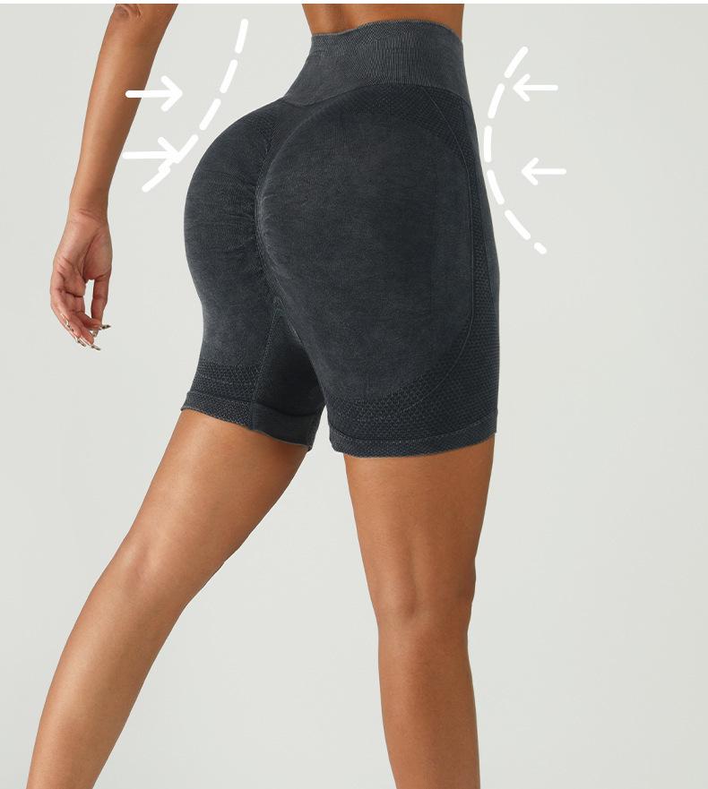 Seamless High-Waisted Matte Yoga Pants - Quick-Dry Slimming Capri with Hip Lift Design