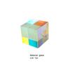 Six Sides Prism Portable Glass Cube Prism X-cube Optical Prism for Physic Teaching Tool Office Home Decor