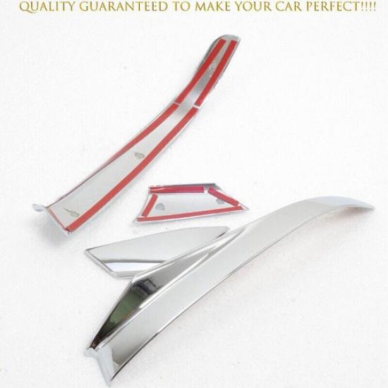 For Cadillac XT5 2017-205 ABS Chrome Silver Side Rearview Mirror Cover Trim 4*