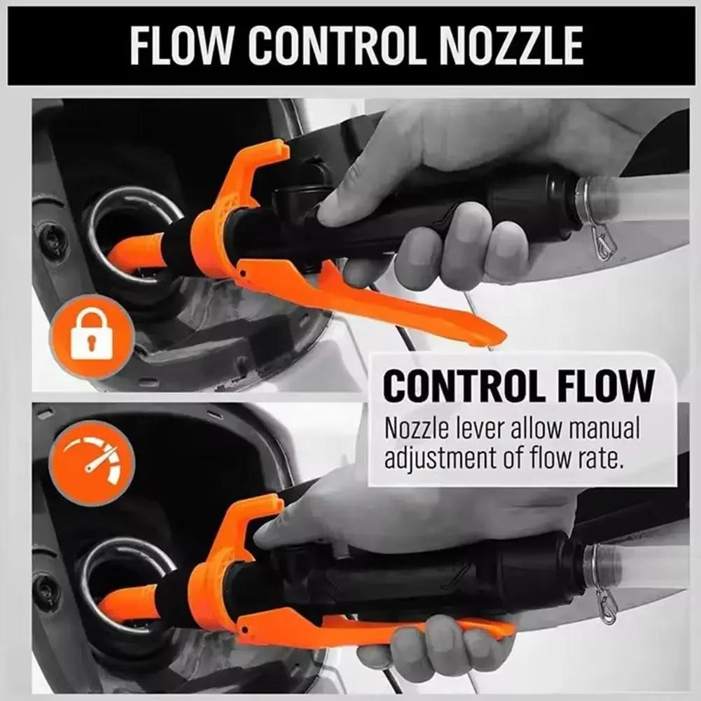 Battery Operated Electric Oil Pump with Nozzle, Suitable for Motorcycle, Car, Fuel Tank Transfer Pump