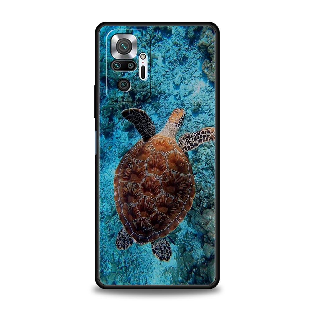 lovely Cartoon sea turtle ocean blue Case For Xiaomi Redmi Note 13 12 5G 11 10 Pro Plus 4G 9S 9 8 7 9T 13C 12C 10C 9C 9A Cover