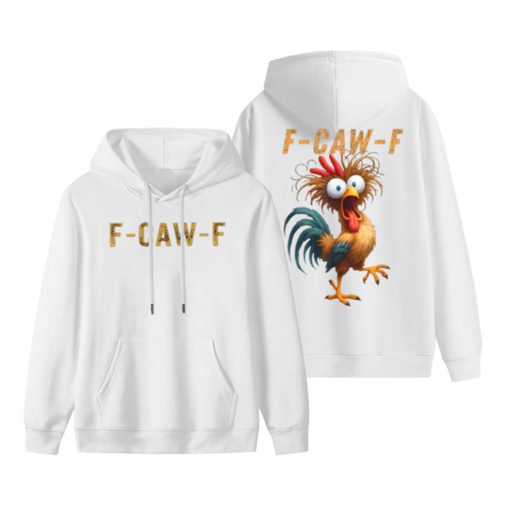 

Autumn/Winter Crazy Roose Funny CroW F-CAW-FChicken Humor Hoodie Men Fashion Long Sleeve Singer Apparel Unseix Sports Hoodie 3XL