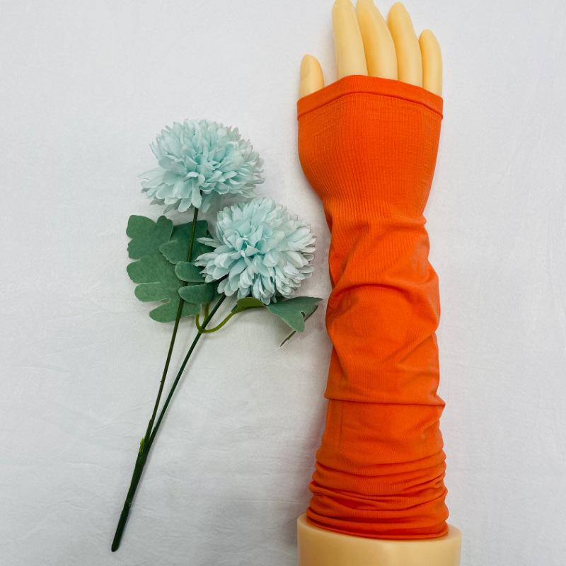 Women's Cycling Ice Silk Sleeves – Breathable UV Protection for Summer Outdoor Sports