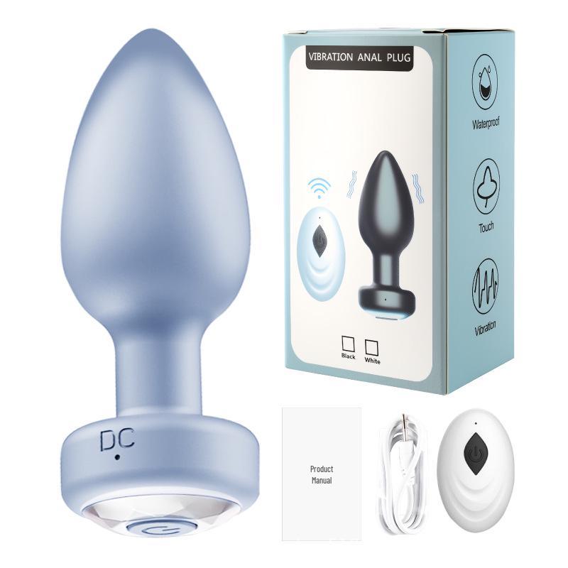 Long-Distance Wireless Remote Control Vibrating Butt Plug Toy
