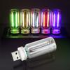 Car Mini USB Plug LED Night Light Touch Control Dimmable Ambient Lights Decorative Atmosphere Lamps for Car Interior Lighting Dome Lights 6