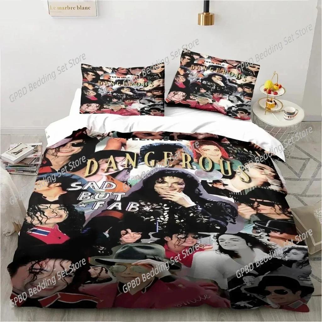 Comforter 3D Printing Michael Jackson Bedding Set Bedroom Soft Modern S Comefortable Kids And
