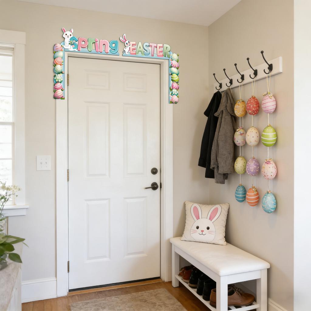 Easter Cute Door Corner Decoration, Bid Farewell To Door Frames, And Easily Create A Festive And Ceremonial Feeling