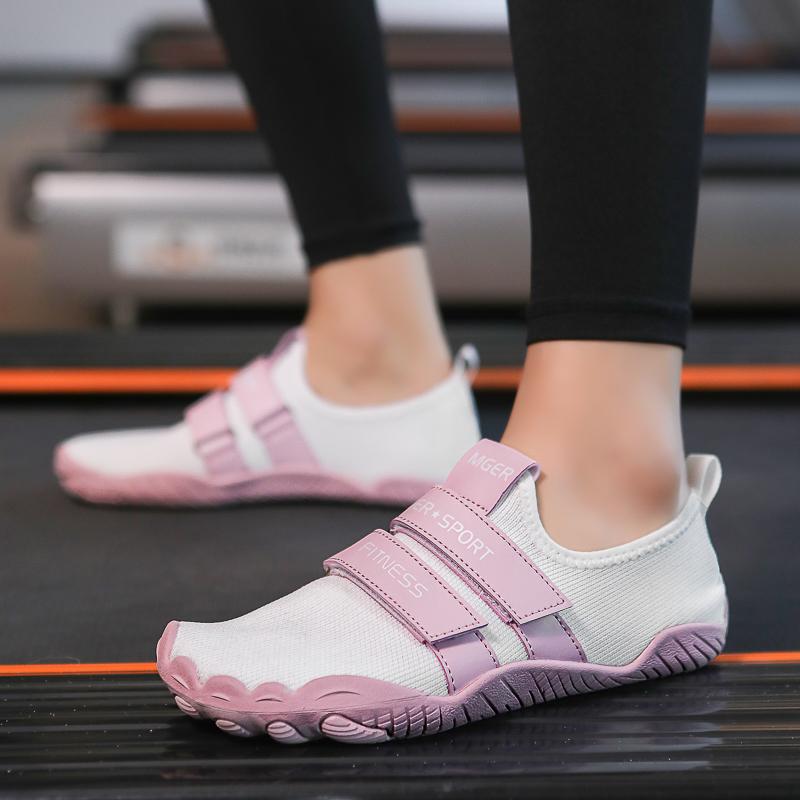 Fitnessschuhe Hallen-Sneaker Stoßdämpfung Laufband Kniebeugen Kreuzheben Schuhe Leise Yoga Pilates ******** Seilschuhe