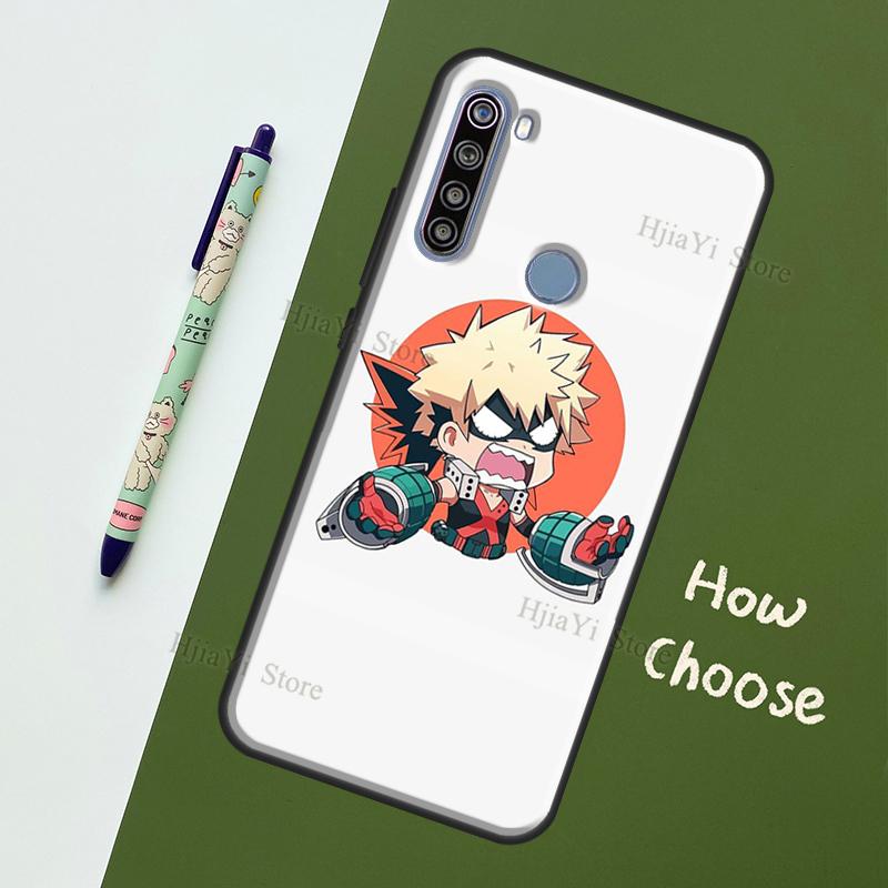 Katsuki Bakugo My Hero Academia Phone Cover For Xiaomi Redmi Note 11 10 8 7 9 Pro 11S 10S 9S 8A 9A 9C 9T Redmi 10 Case