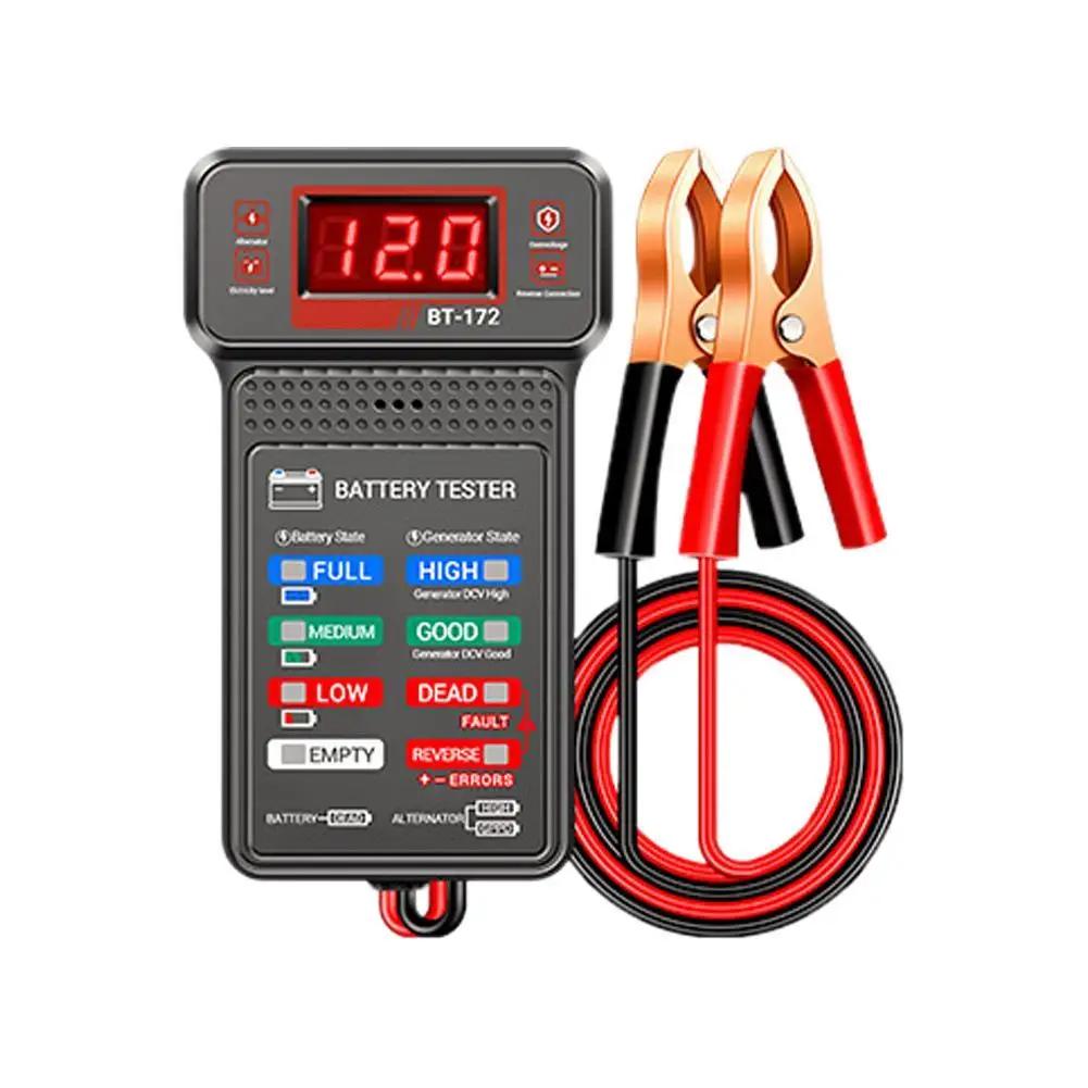 

Car Battery Battery Tester Multi-function 12V Battery Auto Capacity Battery Tester Start Tester Battery Test T3Q8