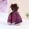 1Pc Dollhouse Miniature Porcelain Victorian Beauty Lady Dolls Dollhouse