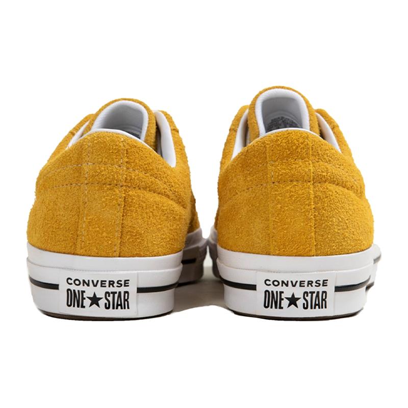 Converse One Star Ox Non-slip Wear-resistant Lightweight Low-top Board Shoes Unisex Yellow