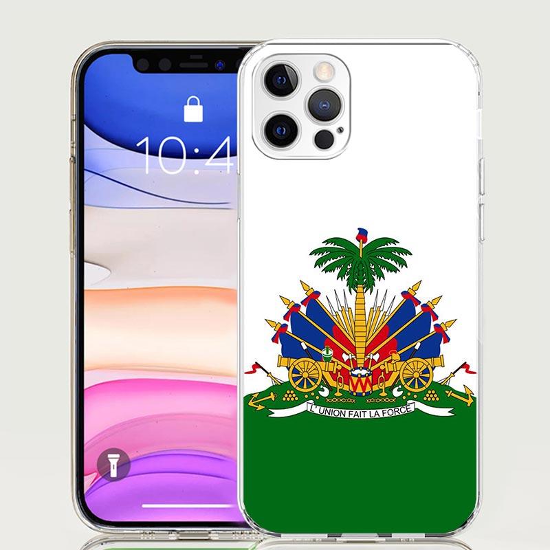 Haiti Haitian Flag Phone Case For iPhone 17 Air 16 15 Plus 11 14 Pro Max 13 Mini 12 7 8 + SE Pattern Art Customized Cover 17 Air