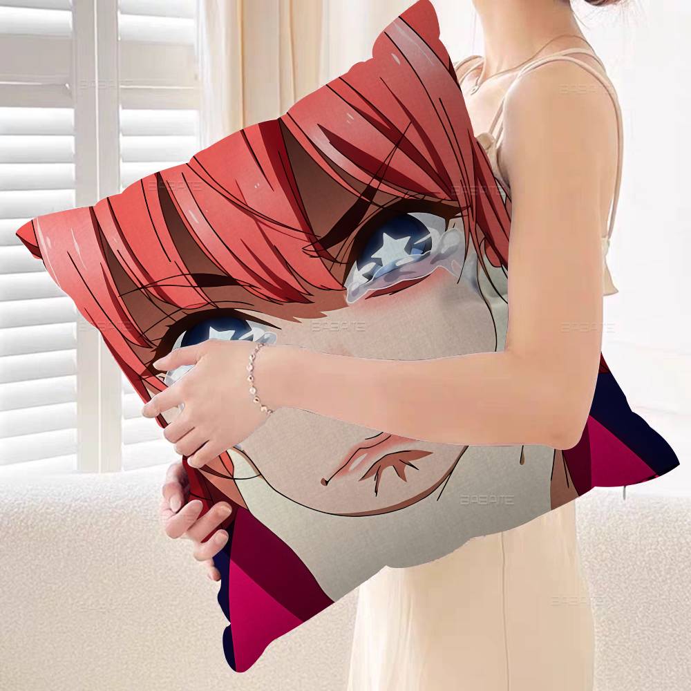 Anime Kakegurui Pillow Cover Sofa Cushion Cover Home Room Decoration Children Gift