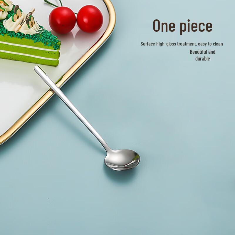 304 Stainless Steel Round Stirring Spoons (2-Pack)