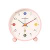 Analog Alarm Clock with Night Light Non-Ticking Silent Battery Operated Bedroom Desktop Digital Quartz Clock Children Students Birthday Gift