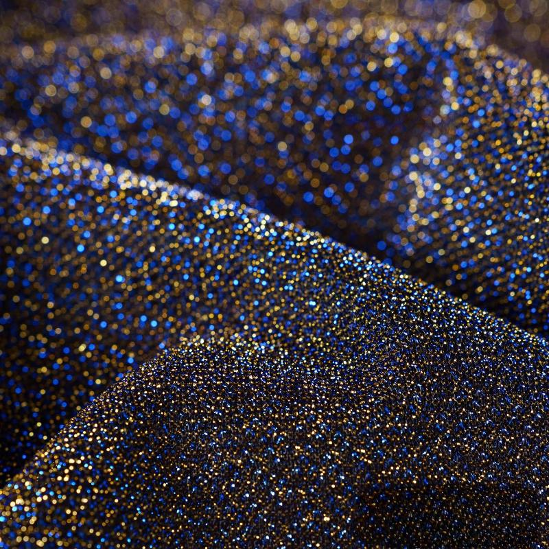 Oboustranná třpytivá hvězdná sametová látka Jasně hedvábná třpytivá sametová látka Nenatahovací pro DIY šití šatů Cheongsam