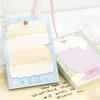 80 sheets Cute sticky notes, small animal account message material paper, student memo marker notebook