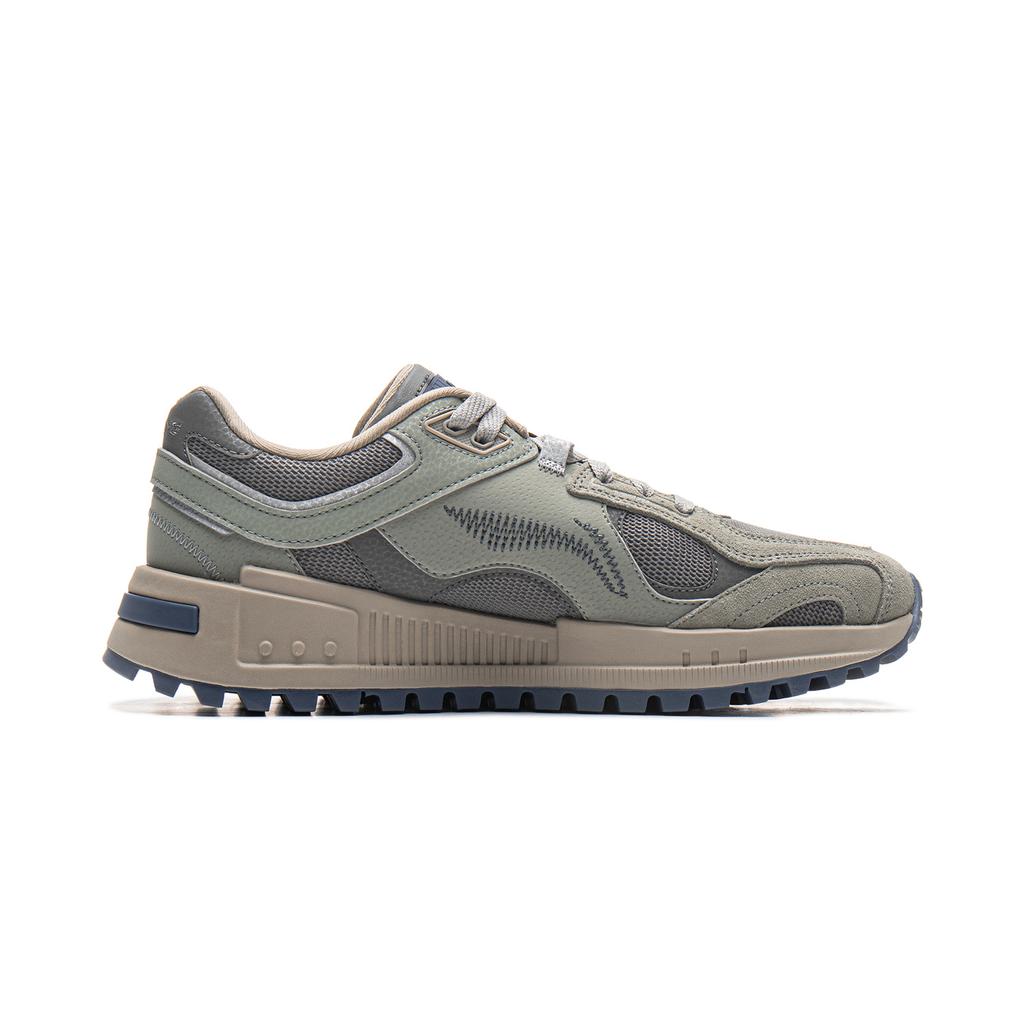 New LiNing Wind Rider 2.0 Anti-Slip Wear-Resistant Low-Top Casual Shoes Men's Gray AGCU373-2