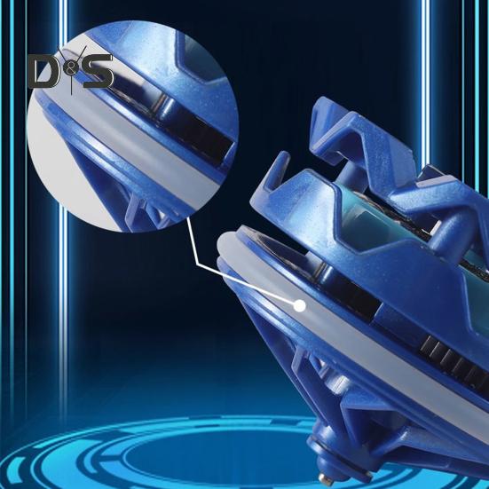 Spark Spinning Top Stress Relief Portable Luminous Gyro Collision Sparks Light-up Gyroscope Decompression Spinner Top Toy Kids Teens Adults Gift