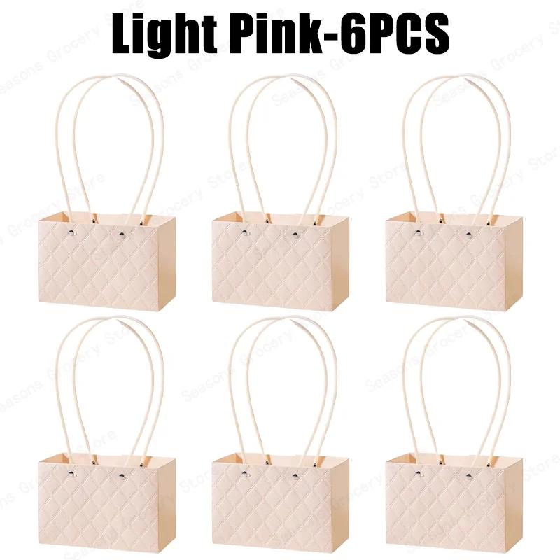 2026 New Reusable Waterproof Flower Tote Bag Eco Friendly Wedding Party Favors Gift Box Portable Bouquet Packaging Decorations