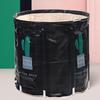 27.6x 27.6 inch Large Adult Tub Baby Swimming Pool Insulation Family Bathroom SPA Tub Portable Bathtub Folding Bath Bucket Thicken Shower Barrel