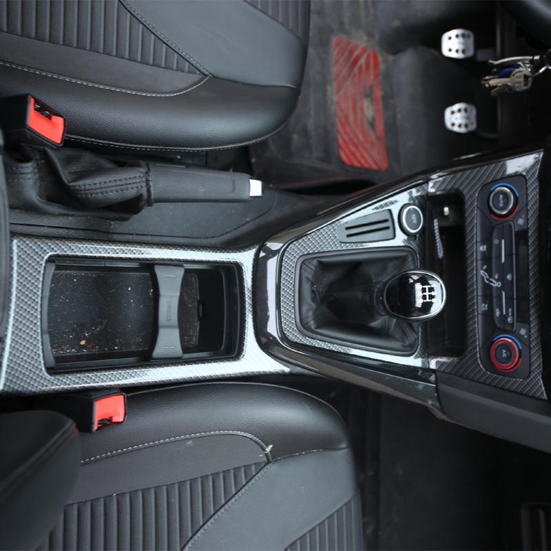 Three Styles of ABS Gear Panel Canholder Cup Holder Special Modified Decorative Cover Case For Ford Focus3 4 Mk3 4