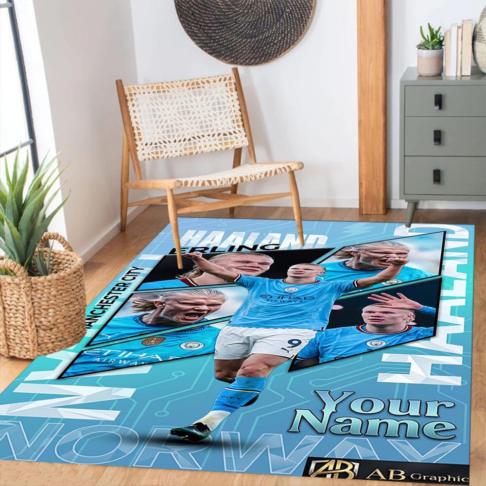 Haaland Customize Your Name Floor Rug Office Rug Perfect For Dining Room Entryway Playrooms Hallway Antislip Carpet Decorate Offices