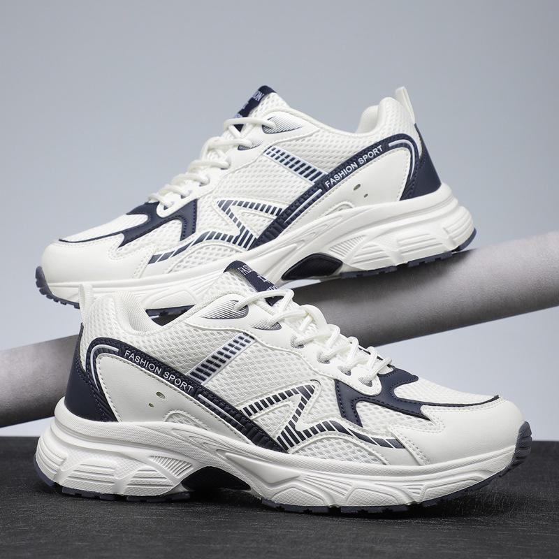 Fashion Men Running Shoes Jogging Sneakers Trainer Training Luxury Shoes Cushioning Mesh Breathable Outdoor Non-Slip Race Off-road Shoes