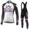 2026 Long Sleeved Cycling Suit Set  Women's Cycling Bib Women's Exclusive Seat Cushion Autumn Winter Cycling Sportswear Set Road Cycling Top