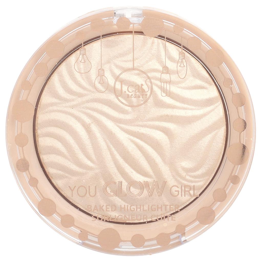 J.Cat Beauty, You Glow Girl, Baked Highlighter, YGG111 Seaside Frost, 8.5g (0.3oz)