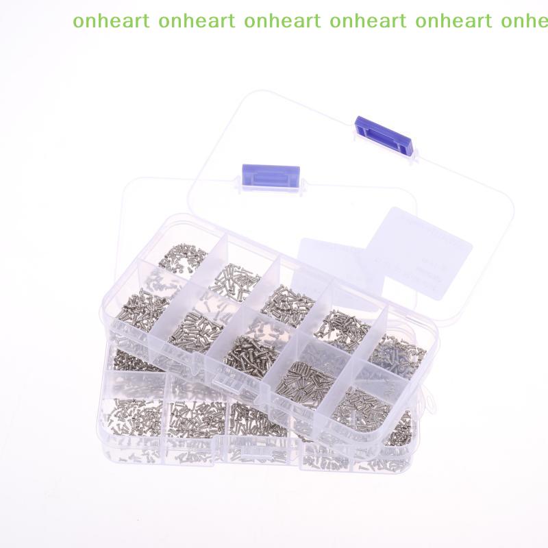 [C]600/1200PCS Mini Crosshead Metal Screws Classification Kit Miniature Self-tapping Screws DIY Accessories
