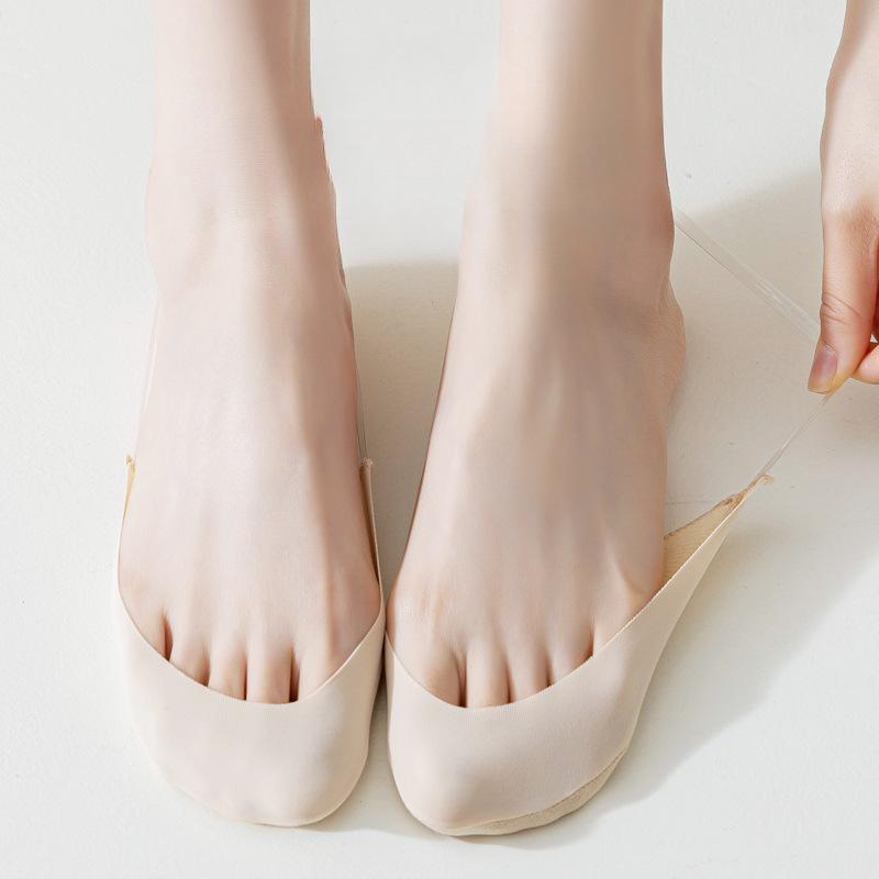 Thin, Camisole, Women's, Shallow Hidden Socks, Breathable, Sweat Absorbing, Antibacterial, Anti Slip, High-heeled Socks