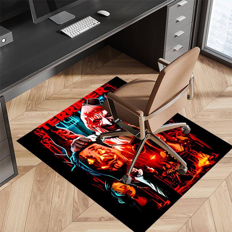 Art the Clown Terrifier Printed Absorbent Washable Carpet, Non-Slip Bathroom Mats, Kitchen Rugs, Yoga Mat,Living Room Entrance, Camping Picnic Rugs